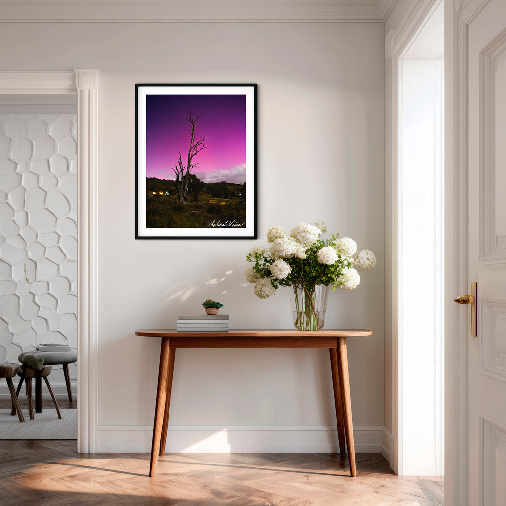 Aurora Sentinel – Limited Edition Framed Art Print