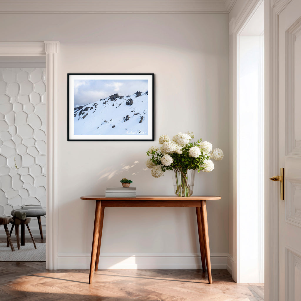 Solitude on the Slopes – Thredbo | Limited Edition Framed Landscape Print by Robert Vine