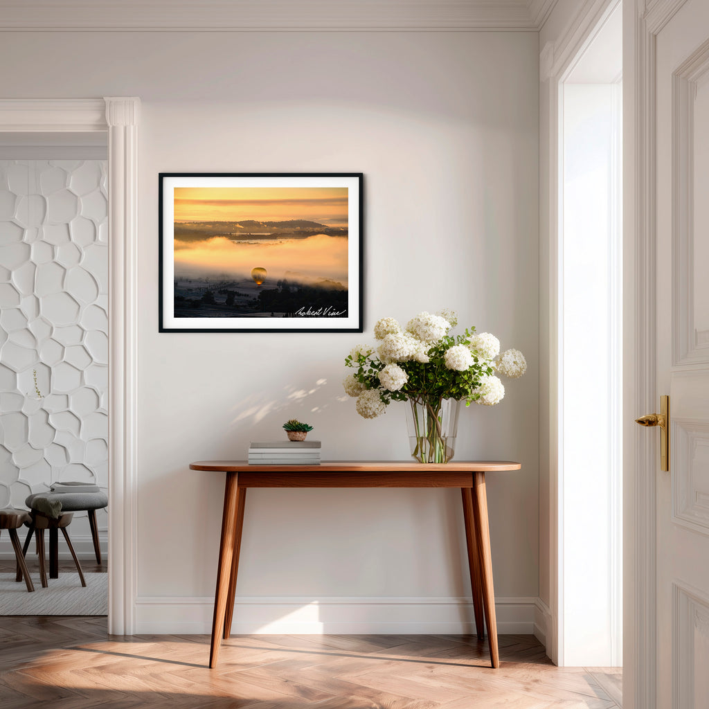 Golden Ascent – Canberra Balloon Spectacular Limited Edition Framed Print