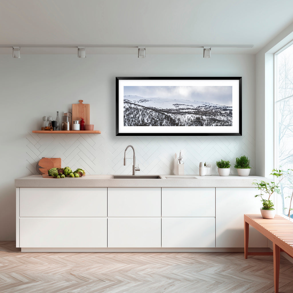 Winter Horizons – Guthega | Limited Edition Framed Landscape Print by Robert Vine