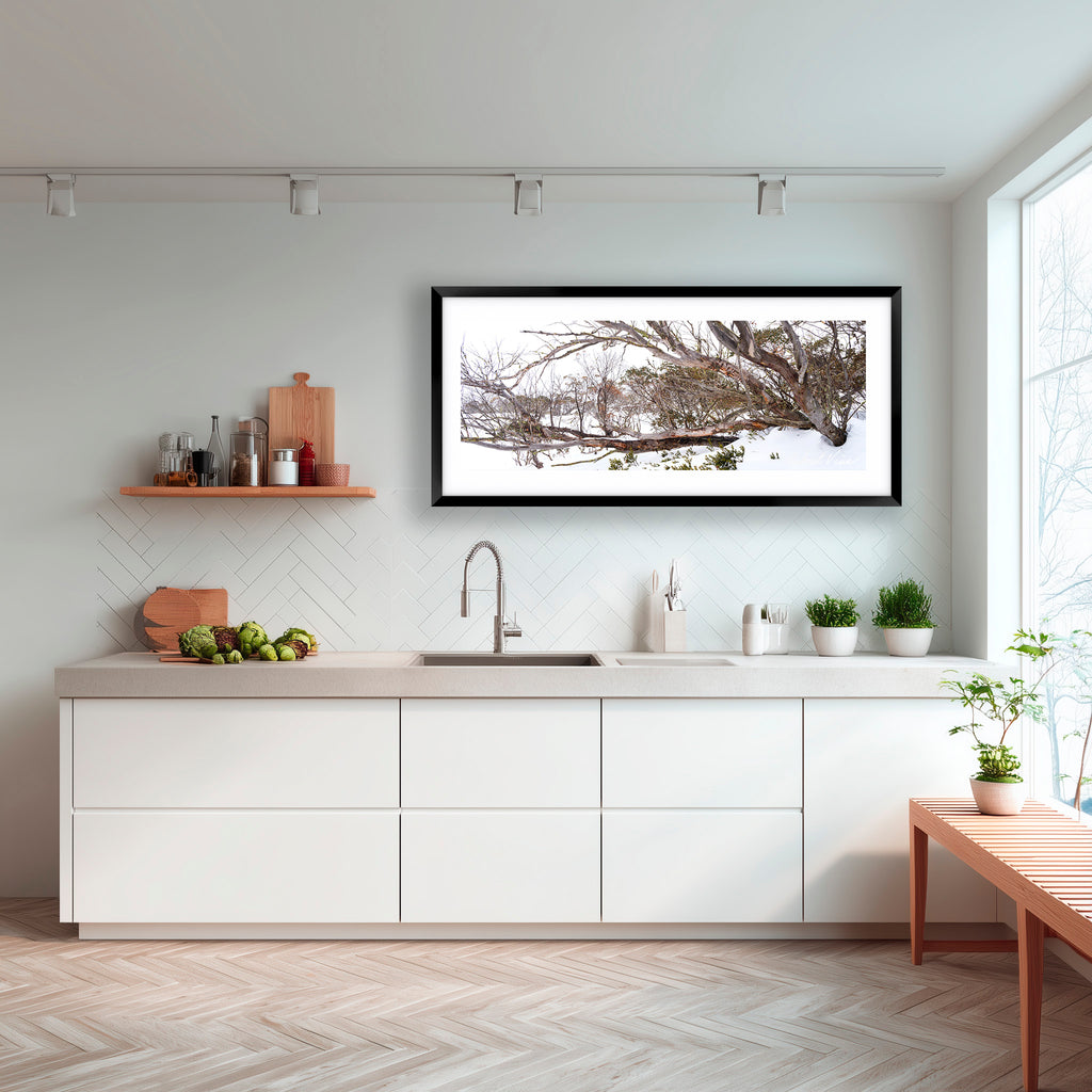 Snow Gum Tapestry – Perisher | Limited Edition Framed Landscape Print by Robert Vine