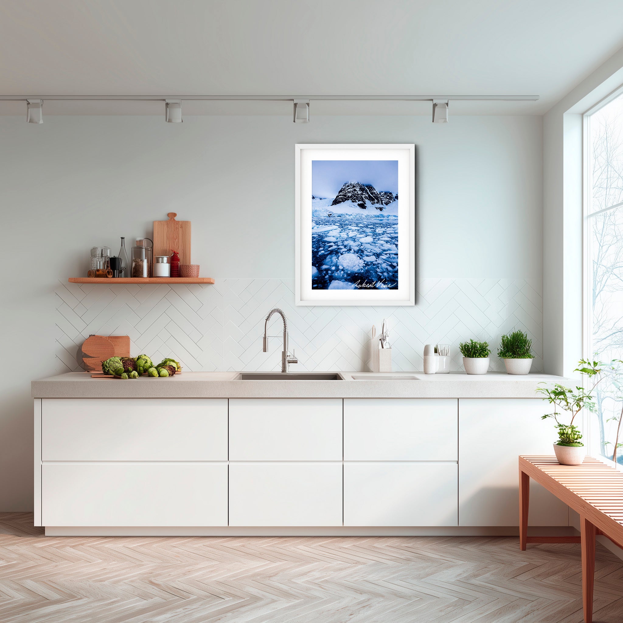 Paradise Bay Drift — Limited Edition Framed Print by Robert Vine