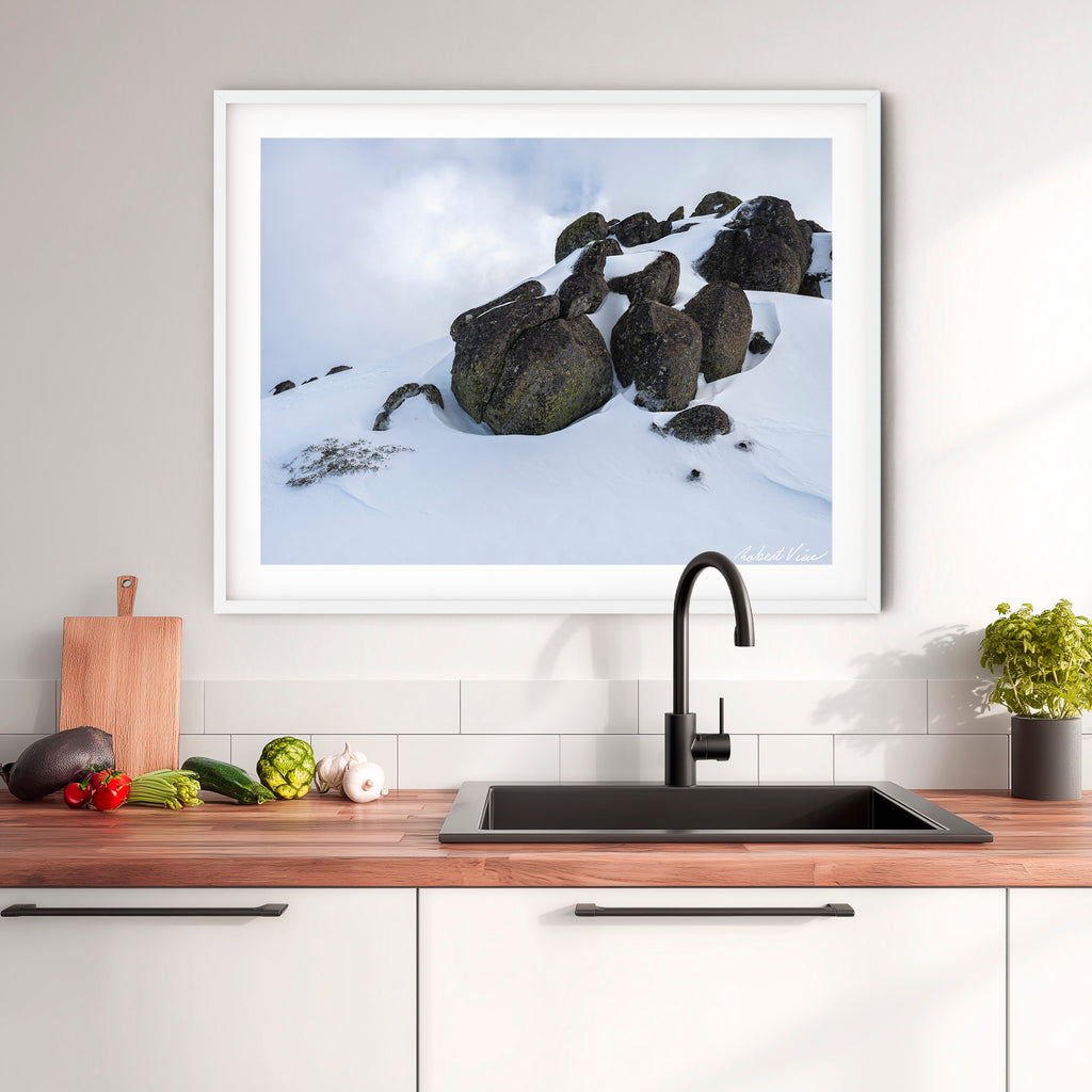 Silent Monoliths – Thredbo | Limited Edition Framed Landscape Print by Robert Vine