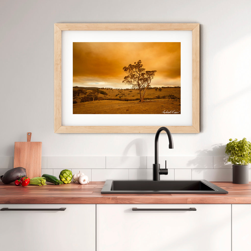 Amber Skies, Googong — Limited Edition Framed Art Print