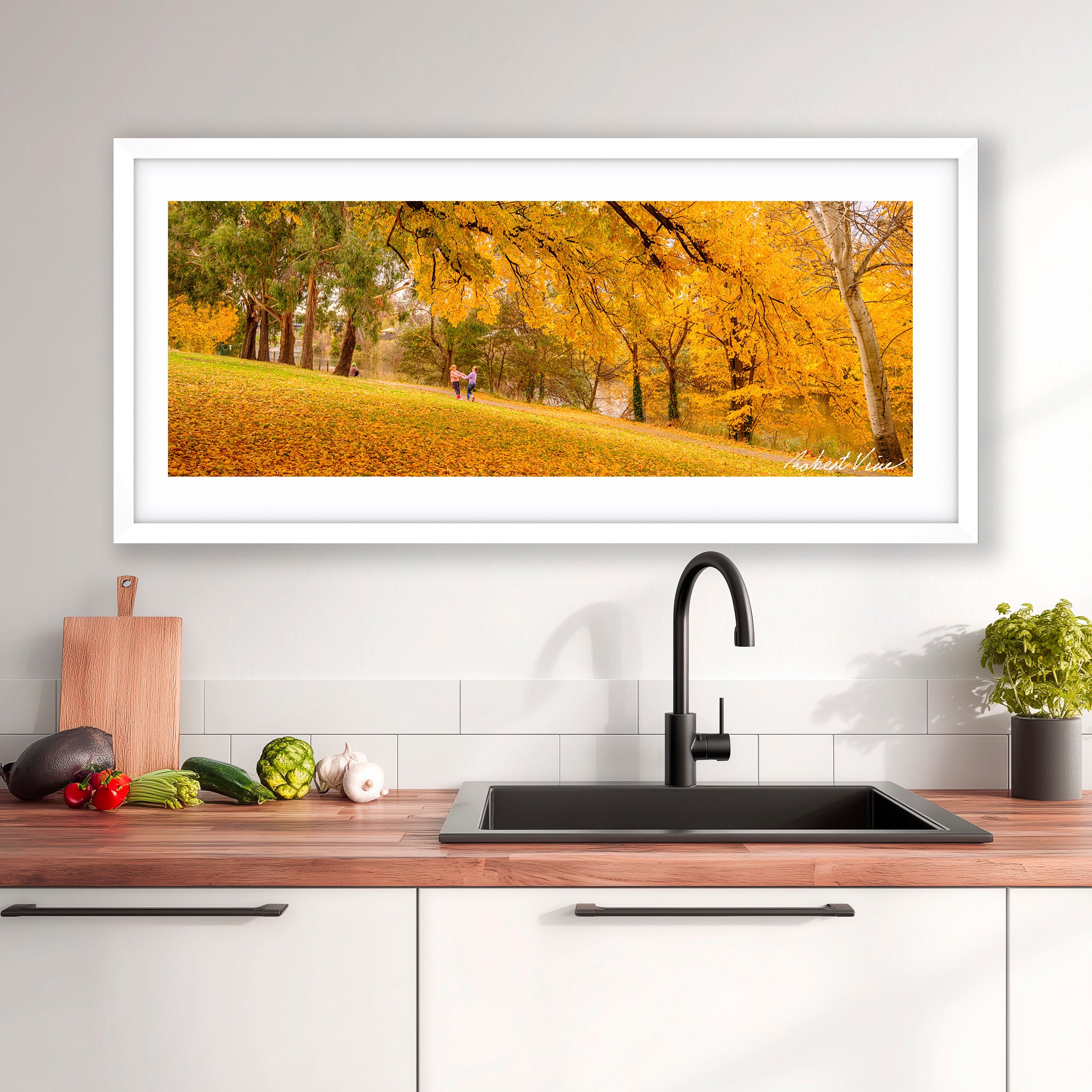 Golden Moments | Limited Edition Framed Autumn Print of Queanbeyan