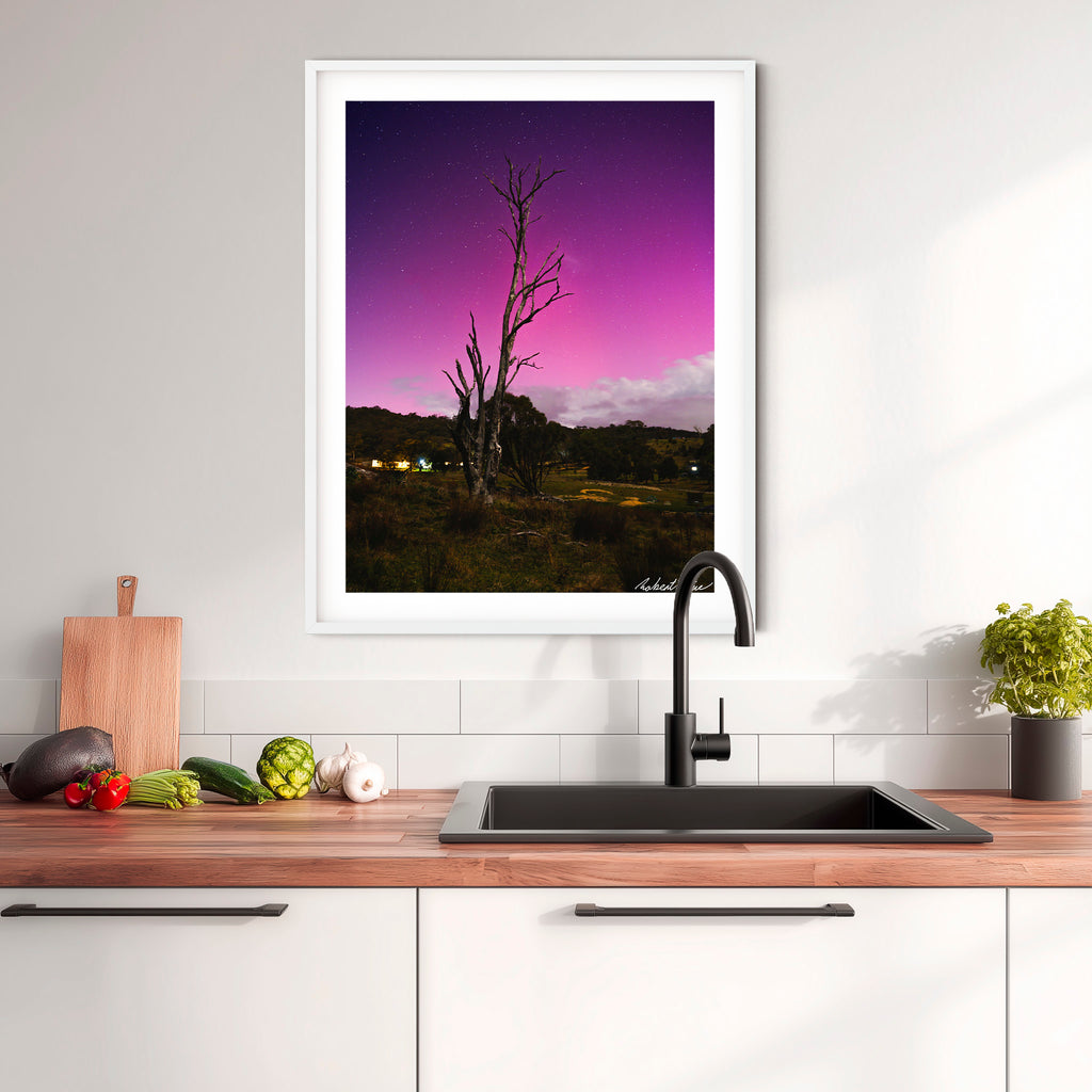 Aurora Sentinel – Limited Edition Framed Art Print