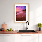 Nightcliff Beach Sunset – Australian Coastal Landscape Art By Robert Vine