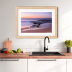 Susan Gilmore Beach Sunrise – Newcastle Coastal Landscape Art Print