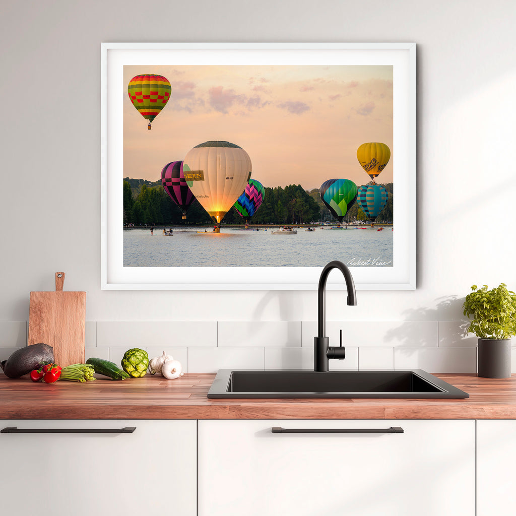 Balloon Spectacular Water Ballet – Lake Burley Griffin, Canberra