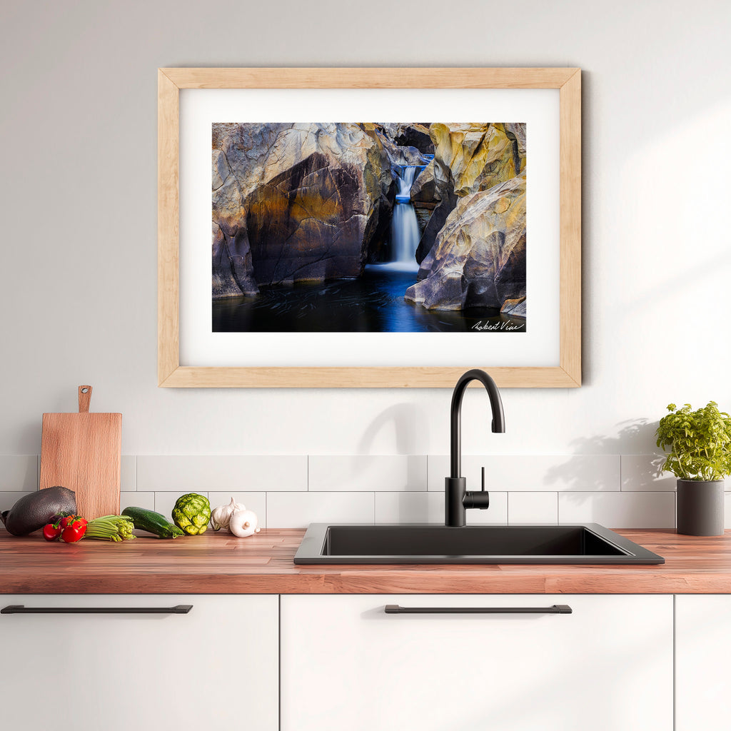 Stone & Water – Googong Cascades | Limited Edition Framed Art Print