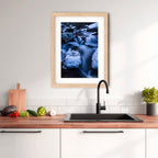 Frozen Flow – Thredbo River | Limited Edition Framed Landscape Print by Robert Vine