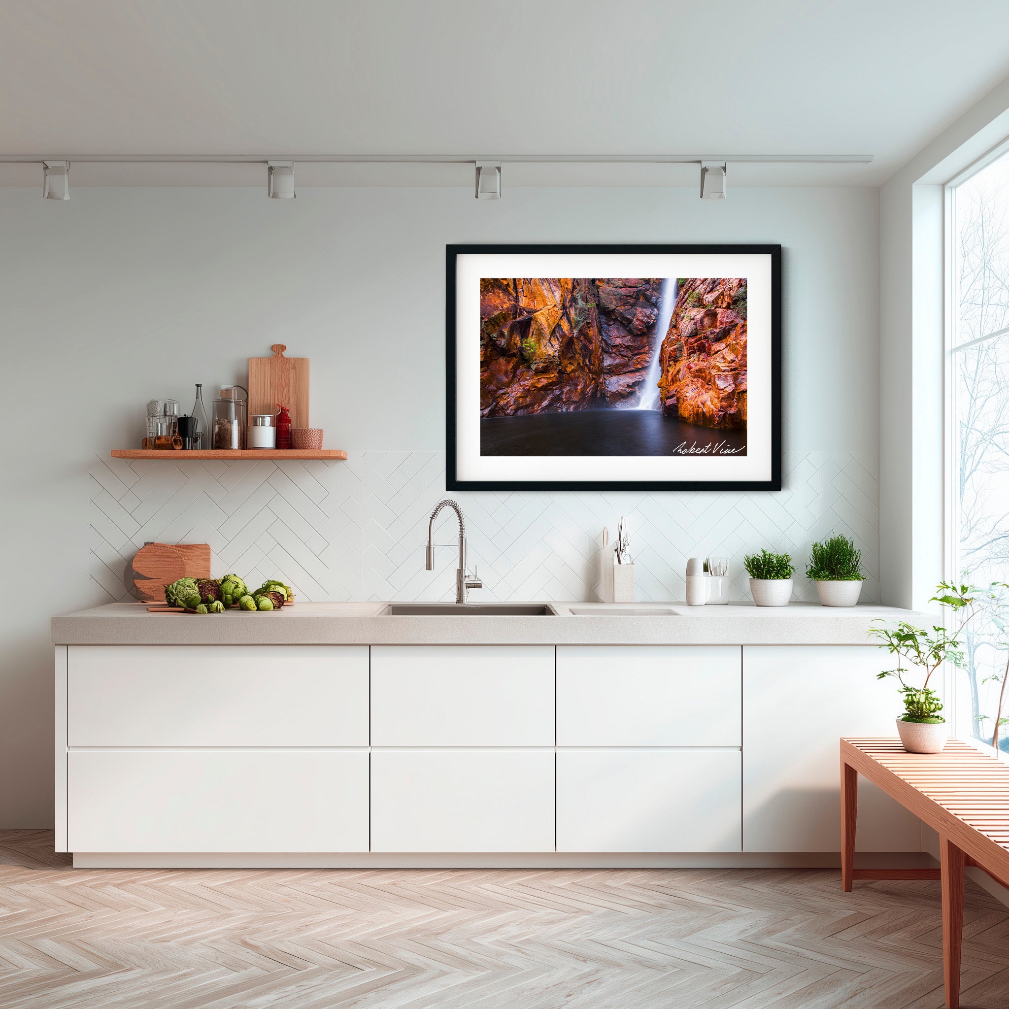 Motor Car Falls – Kakadu National Park Landscape Art Print by Robert Vine