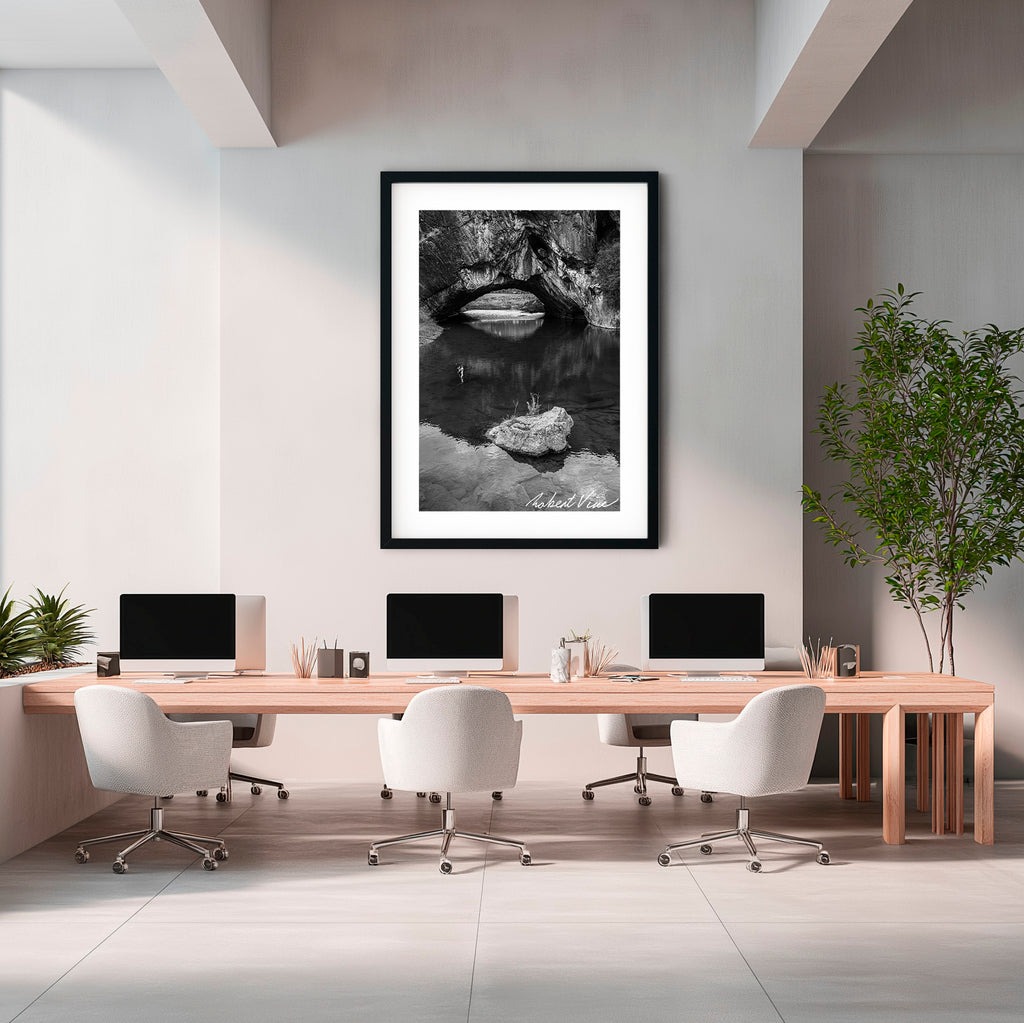 Stone Arch Reflections – London Bridge, Googong | Limited Edition Framed Art Print