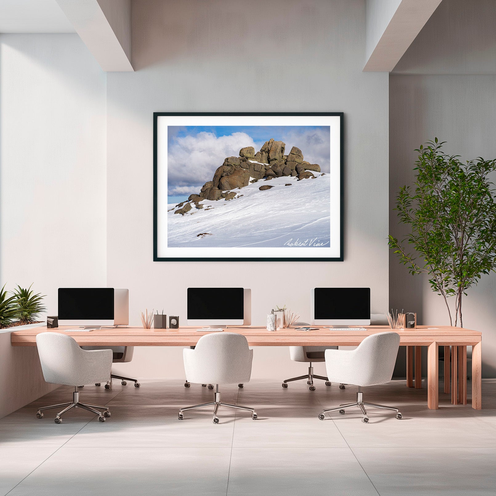 Granite Crown – Thredbo Summit | Limited Edition Framed Landscape Print by Robert Vine
