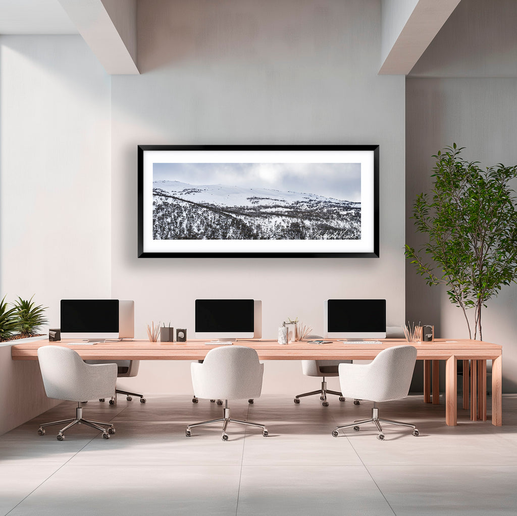 Winter Horizons – Guthega | Limited Edition Framed Landscape Print by Robert Vine