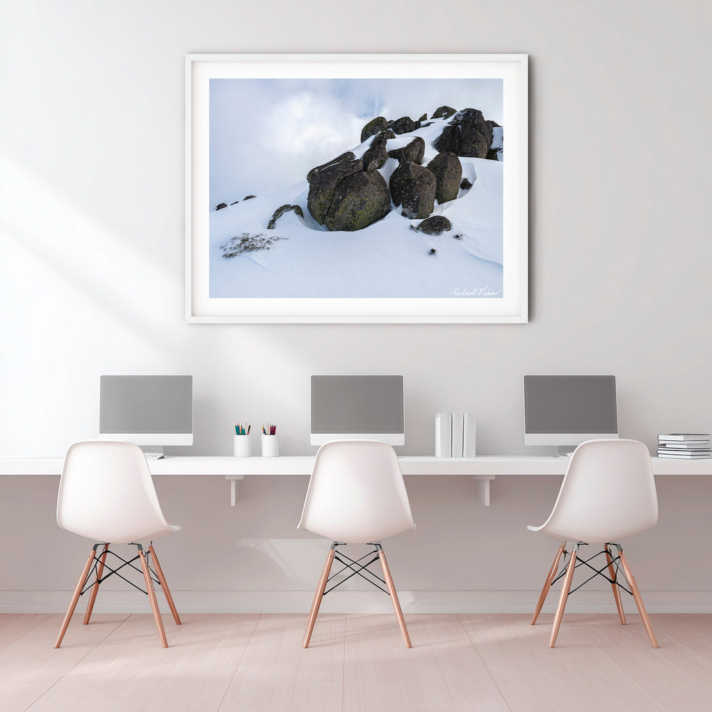 Silent Monoliths – Thredbo | Limited Edition Framed Landscape Print by Robert Vine