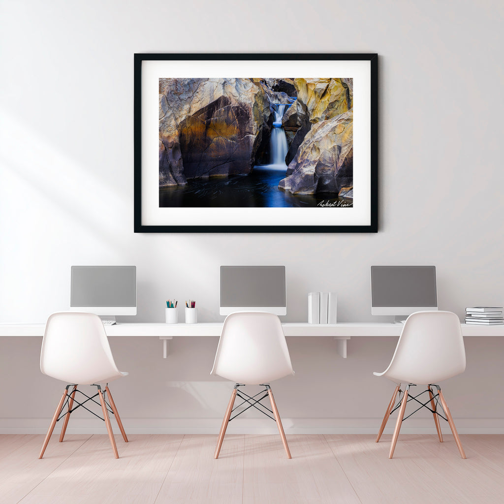 Stone & Water – Googong Cascades | Limited Edition Framed Art Print
