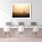 Morning Companion — Royalla Fog Walk | Limited Edition Framed Print