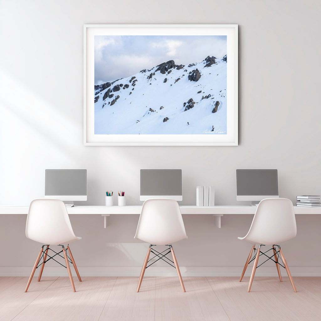 Solitude on the Slopes – Thredbo | Limited Edition Framed Landscape Print by Robert Vine