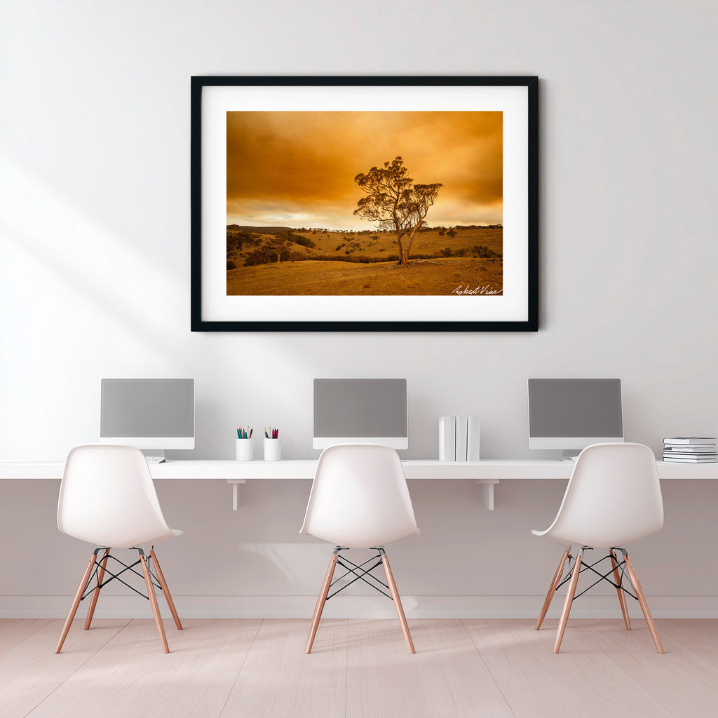 Amber Skies, Googong — Limited Edition Framed Art Print