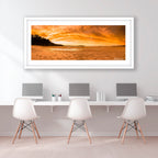 Golden Tides, Tanilba Bay – Limited Edition Framed Print by Robert Vine