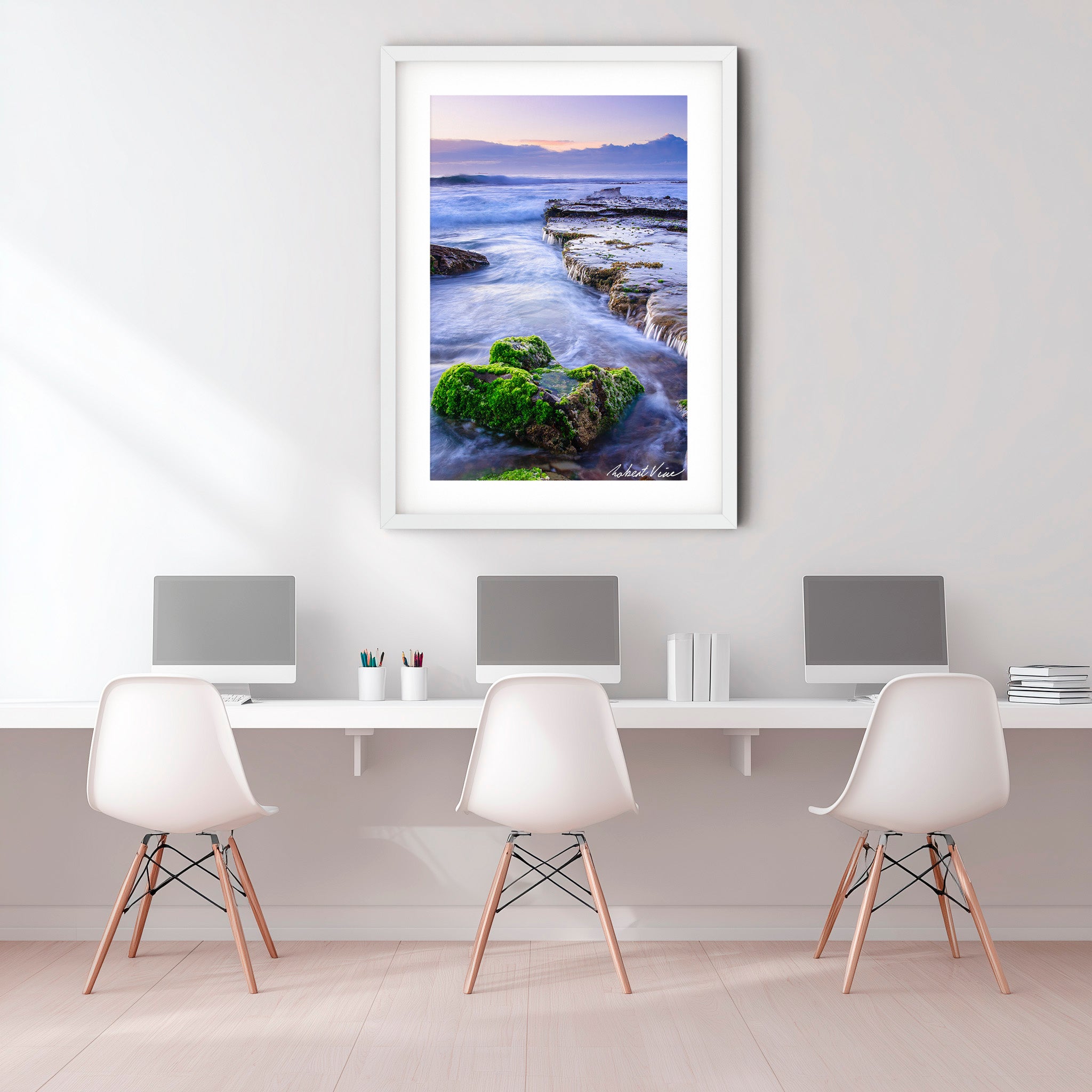 Merewether Beach Tidal Flow – Newcastle Coastal Landscape Art Print