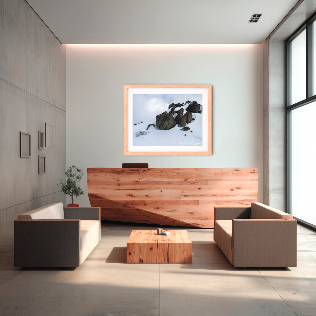 Silent Monoliths – Thredbo | Limited Edition Framed Landscape Print by Robert Vine
