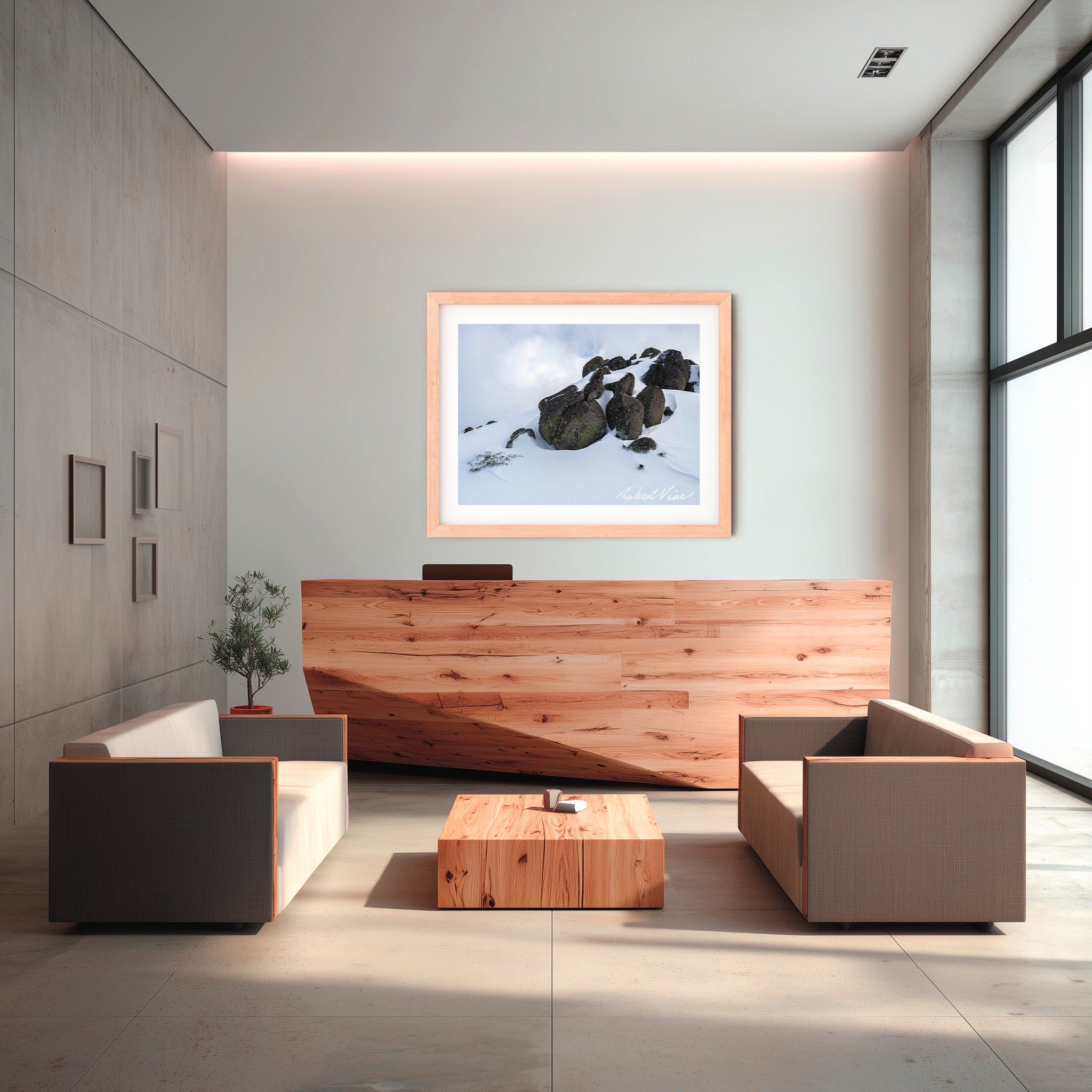 Silent Monoliths – Thredbo | Limited Edition Framed Landscape Print by Robert Vine