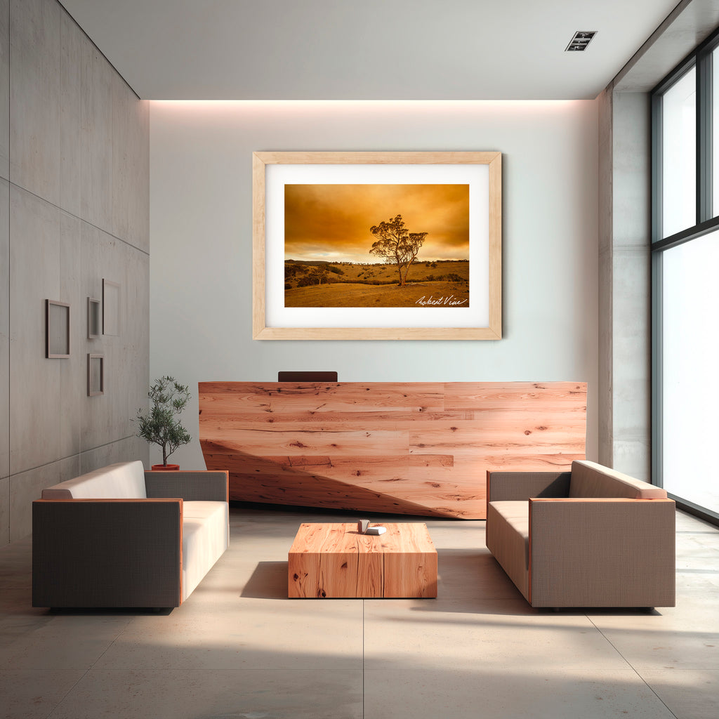 Amber Skies, Googong — Limited Edition Framed Art Print