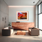Crimson Avenue | Limited Edition Framed Autumn Print of Queanbeyan