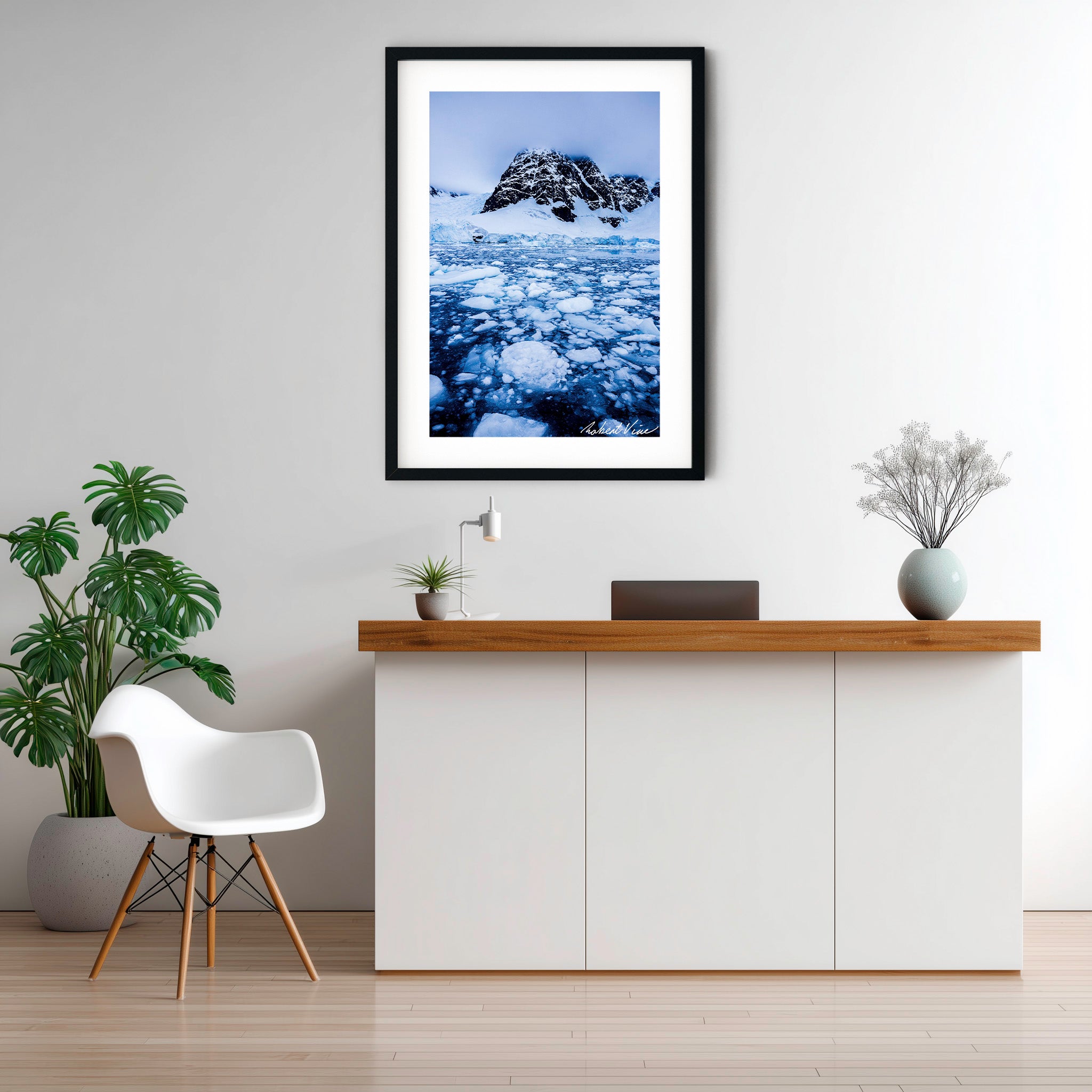 Paradise Bay Drift — Limited Edition Framed Print by Robert Vine
