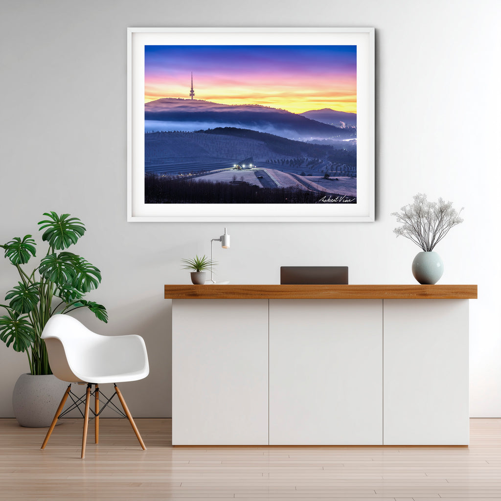 Winter Veil Over the Arboretum – Limited Edition Framed Print