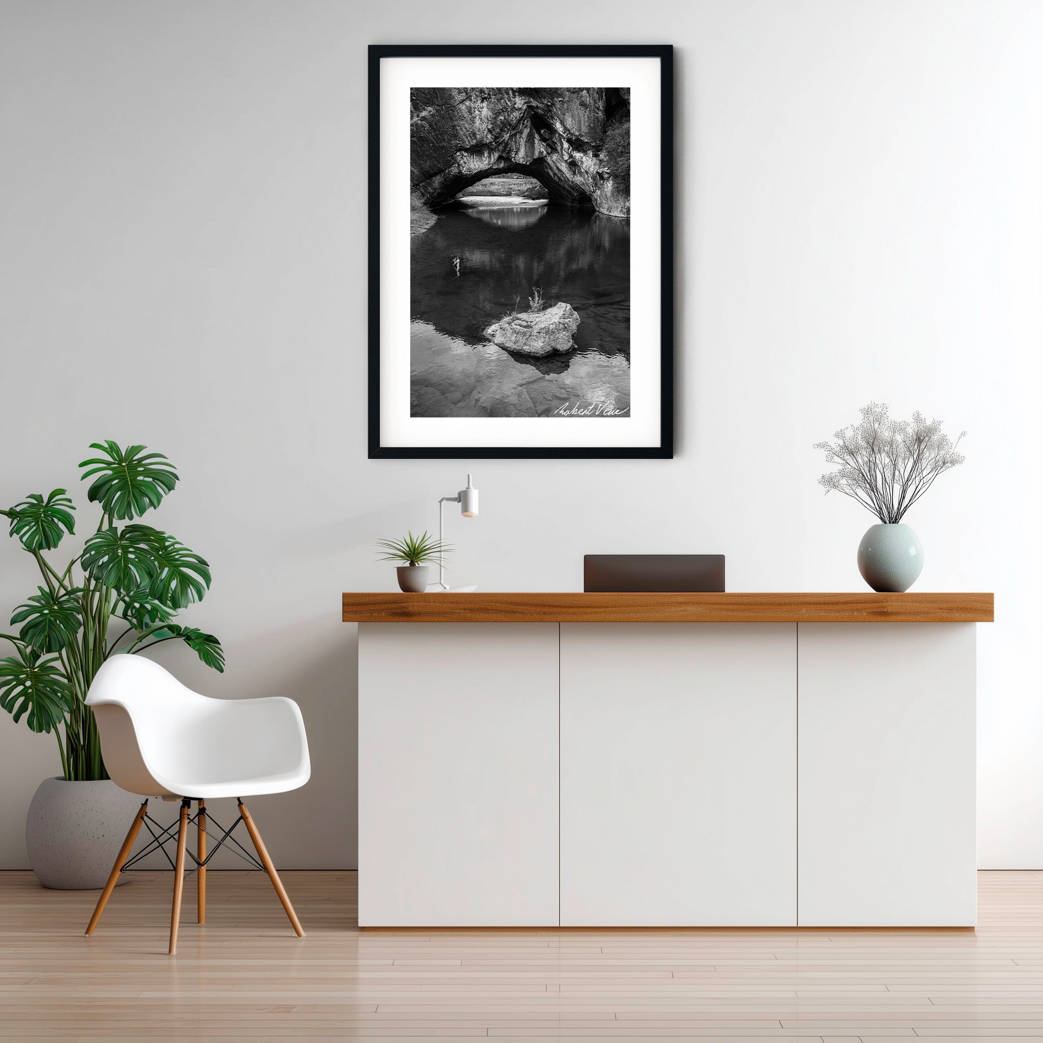 Stone Arch Reflections – London Bridge, Googong | Limited Edition Framed Art Print