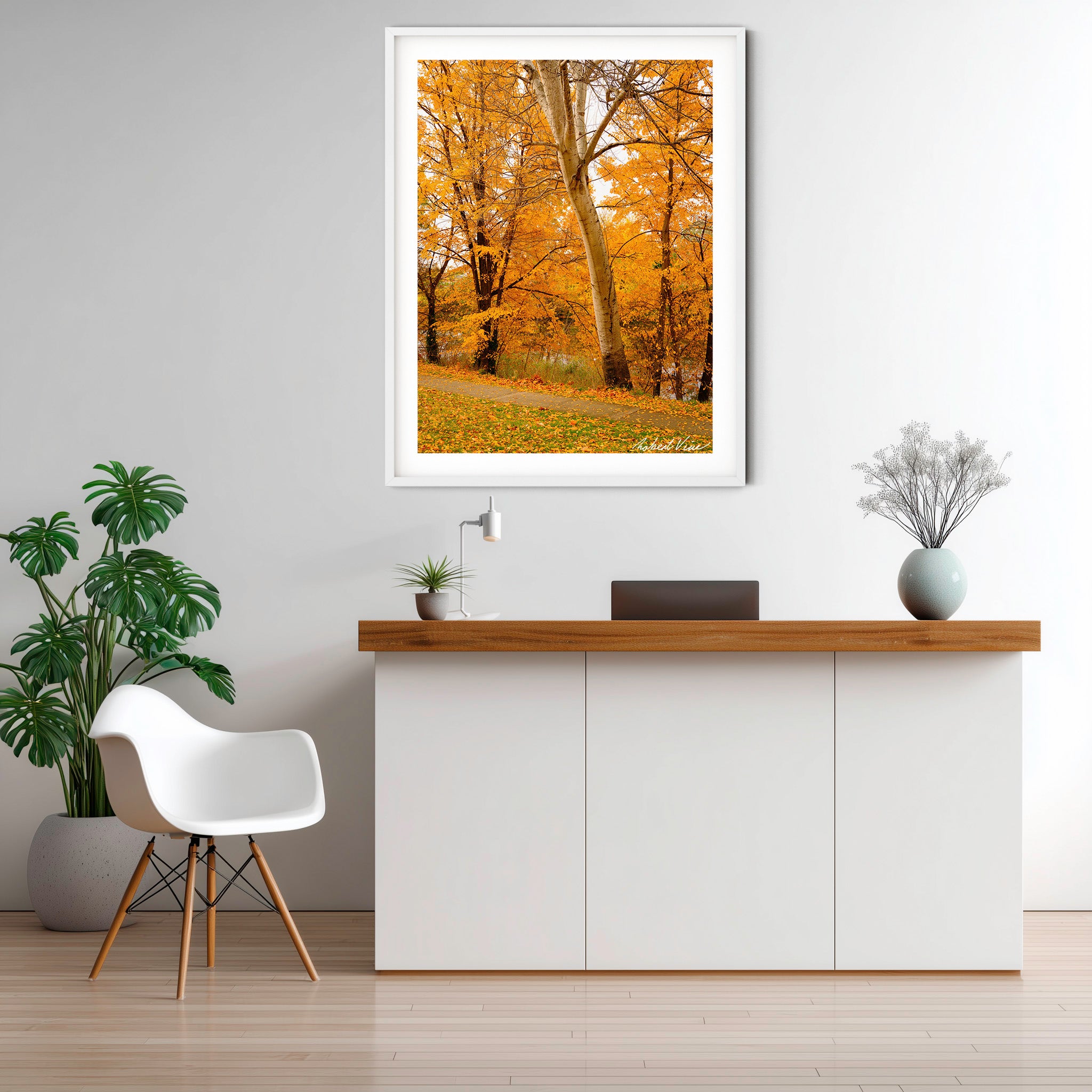 Autumn Sentinel | Limited Edition Framed Print of Queanbeyan