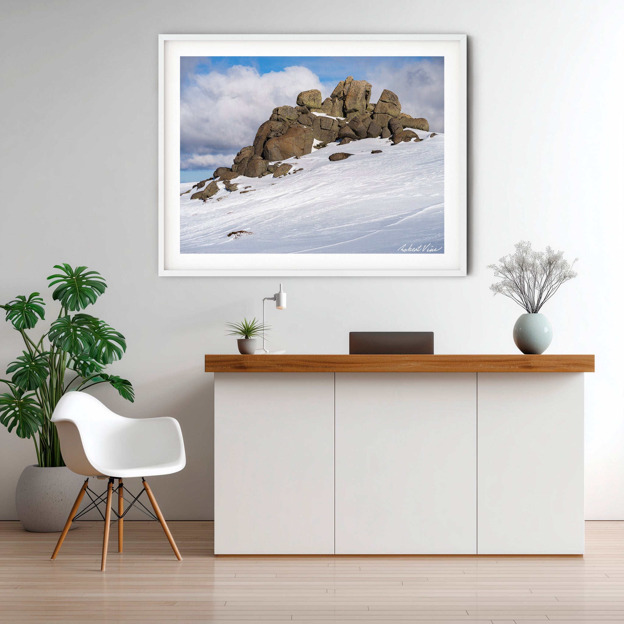 Granite Crown – Thredbo Summit | Limited Edition Framed Landscape Print by Robert Vine