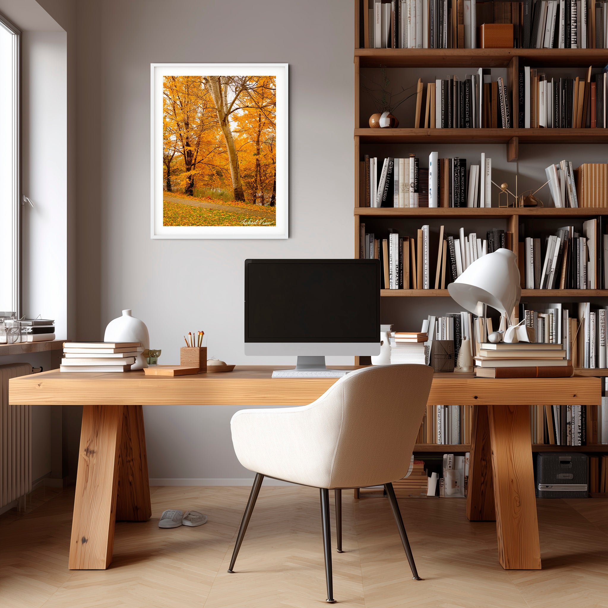 Autumn Sentinel | Limited Edition Framed Print of Queanbeyan