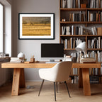 Golden Run — Googong at Sunset | Limited Edition Framed Art Print