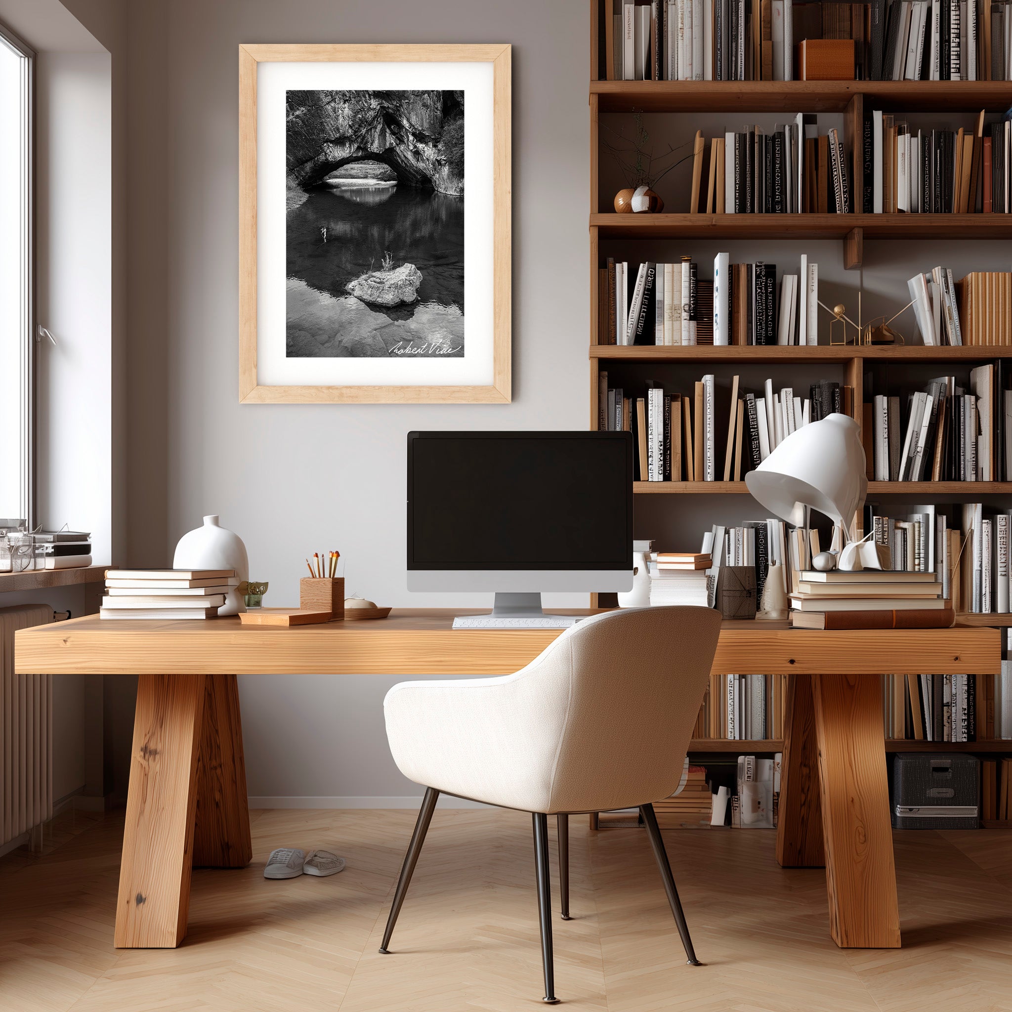 Stone Arch Reflections – London Bridge, Googong | Limited Edition Framed Art Print