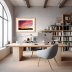 Rosefire Horizon – Royalla Sunset | Limited Edition Framed Art Print