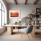 Darwin Harbour Sunset — Australian Coastal Landscape Art Print by Robert Vine