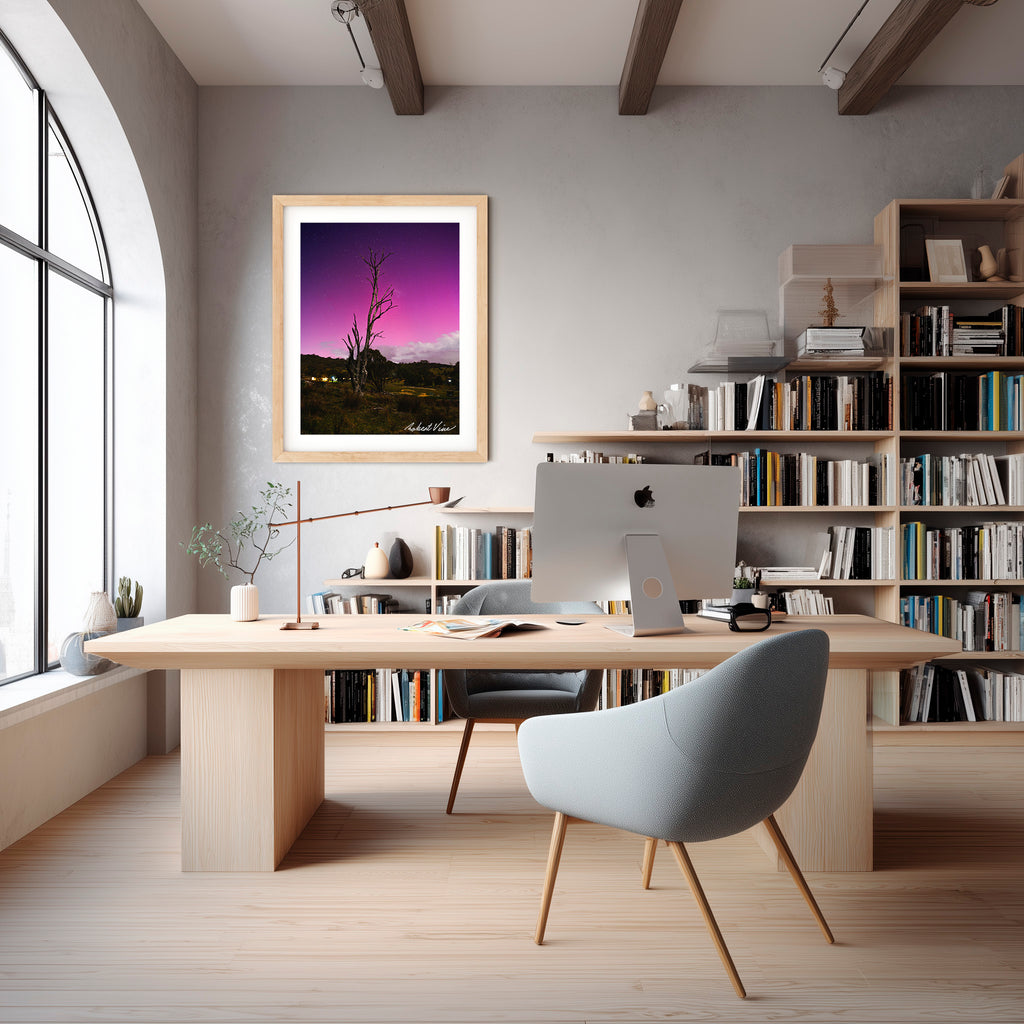 Aurora Sentinel – Limited Edition Framed Art Print