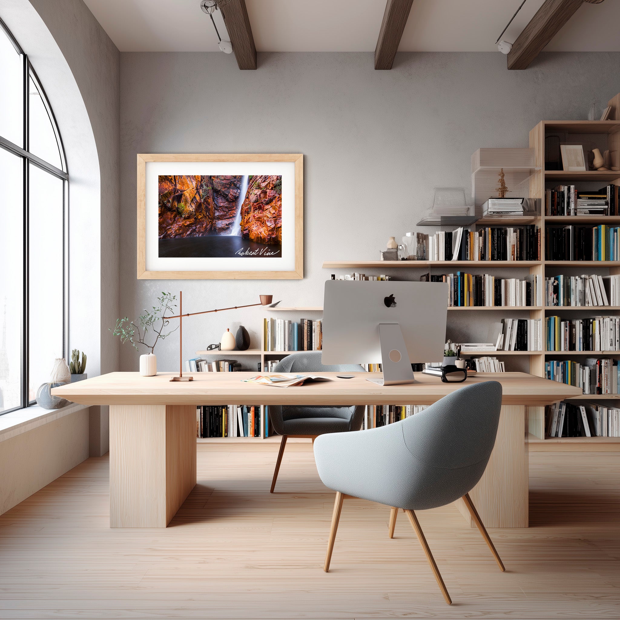 Motor Car Falls – Kakadu National Park Landscape Art Print by Robert Vine